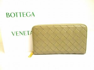 【未使用保管品】 ボッテガヴェネタ BOTTEGA VENETA イントレチャート ラムスキン ジップアラウンドウォレット 長財布 メンズ レディース