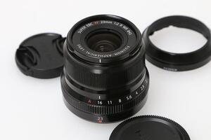 美品｜富士フイルム フジノンレンズ XF23mmF2 R WR ブラック CA01-C389-2N2A