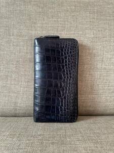 定価88,5万 Berluti ITAUBA ALLIGATOR Leather Wallet ベルルッティ イタウバ アリゲーター レザー 長財布 ブルー 最新型仕様 最高級 名作