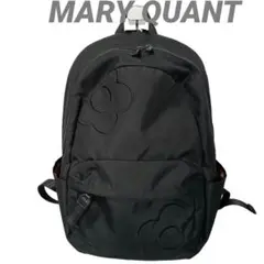 1063 綺麗 マリークワント MARY QUANT リュック 黒ブラック