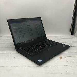 Lenovo ThinkPad T480s 20L8-S73407 Core i7 8650U 1.90GHz/16GB/512GB(NVMe) 〔B0429〕