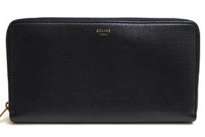 CELINE セリーヌ 長財布 F-GB-0144 Large Zipped Multifunction 牛革 カーフ 小銭入れあり ユニセックス 男女兼用 ラウンドジップ ラウン