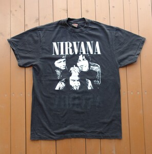 SALE ¥1スタ オークション ニルヴァーナ Tシャツ サイズ L SUB POP NIRVANA RED HOT CILLI PEPPERS SONIC YOUTH RAGE OASIS GREEN DAY