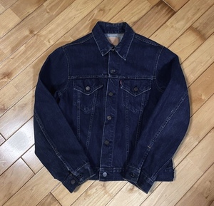 濃紺 60s Levis 70505 big E 4th デニムジャケット サイズ約42 刻印521 ビンテージ オリジナル (1st 2nd 557xx 557 501 66前期 66後期 )