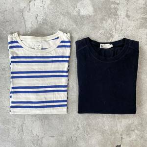 J.Crew ジェイクルー 2点 セット SET / ボーダー Ｔシャツ サイズ L & ニット サイズ L (71