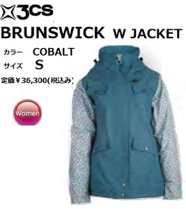 ★赤字大処分 3CS BRUNSWICK W JACKET COBALT S ジャケット