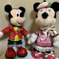 ディズニー　ヴァネロペ　パルパルーザミッキー&ミニーぬいぐるみバッチ