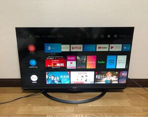 *訳あり　4K 40型　2018年製　SHARP 液晶テレビ　4T-C40AJ1 家財便/手渡し　USB/WIFI/YouTube/Netflix/AndroidTV