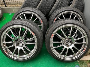 ENKEI GTC01 10Jx18 +22 MICHELIN X-ICE 245/40-18 GT-Rサイズ スタッドレス