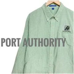 PORT AUTHORITY ポートオーソリティー 長袖 チェックシャツ XL