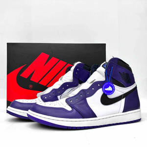 Nike Air Jordan 1 Retro High OG Court Purple White/Black (2020) ナイキ エアジョーダン1 レトロ ハイ OG (2020) 555088-500 28.5cm