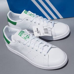 デッド!! US 9 /27cm 新品 USA限定 2019年製 adidas スタンスミス 白ｘ緑 レザー STANSMITH STAN SMITH 天然皮革