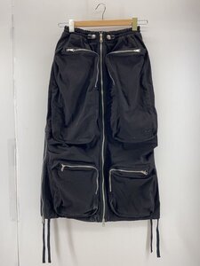 DIESEL◆ロングスカート/25/ポリエステル/BLK/O-MIRTA-NL SKIRT