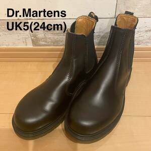 【数回使用程度】Dr.Martens ドクターマーチン チェルシーブーツ サイドゴアブーツ ブラック 2976