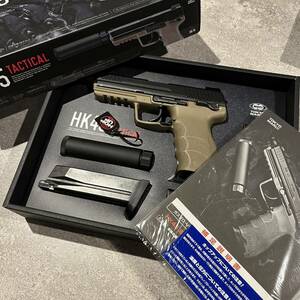 東京マルイ ガスブロ HK45 タクティカル ブラック H&K TACTICAL GBB ブローバック 対象18歳以上 サバゲー