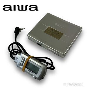 【レア品】AIWA アイワ AM-HX30 ポータブルMDプレーヤー リモコン付き MUNIDISC PLAYER PORTABLE MD RECORDER