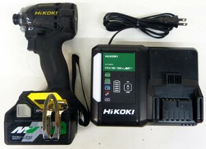 ☆HIKOKI ハイコーキ マルチボルト インパクトドライバ【WH36DC】ブラック×ゴールド USED品☆