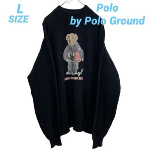 Polo by Polo Ground 90s ラムウールニット B9160