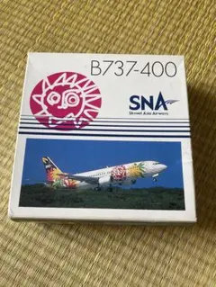 SNA B737-400 航空機モデル 1/400 スタンド付き