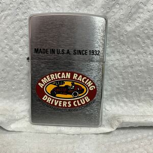 ZIPPO AMERICAN RACING DRIVERS CLUB 未使用品　( k 02 ) 2002年11月製