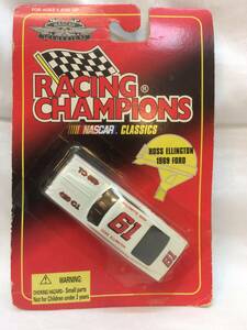 ▽ ⑪ 現状品 racing champions nascar レーシング チャンピオン ナスカー 1969 ford hoss ellington ホビー 車 ミニカー フィギュア