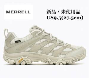 MERRELL メレル MOAB3 モアブ3 GORE-TEX ゴアテックス BIRCH/BIRCH バーチ ホワイト グレー メンズ スニーカー 500437 ノームコア Y2K 9.5