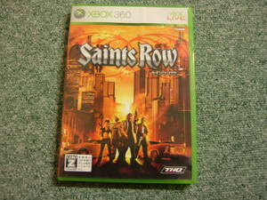 XBOX360　Saints Row　セインツ・ロウ　/　動作確認済み