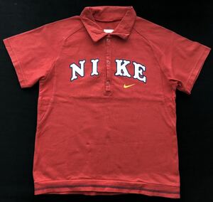 ナイキ キッズ130 ポロシャツ スナップボタン フーセンウサギ　　ビッグロゴ デカロゴ 子供服 NIKE ナンバリング 72 早1762