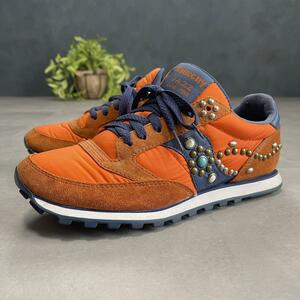 Saucony × the editor コラボ スタッズスニーカー ターコイズ