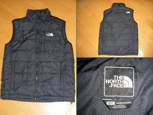 送料込【美品】THE NORTHFACE ザノースフェイス MENS Ssize 中綿入り ベスト ブラック 黒 BK651144 定価19800円 PRIMALOFT コンパクト収納 