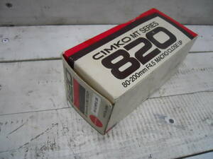 M9440 カメラレンズ 箱付 CIMKO MT SERIES 820 80-200mm F4.5 φ52 MACRO/CLOSE UP 傷汚有り 動作チェック無 60サイズ(0504)