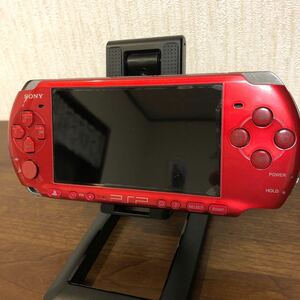 動作未確認 ジャンク品 SONY プレイステーションポータブル PSP レッド バッテリーなし ポータブル ソニー Portable