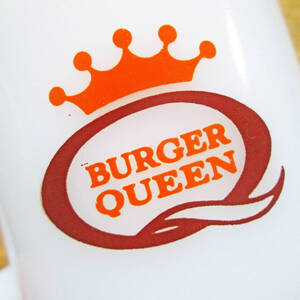 ★特価レア★BURGER QUEEN バーガークイーン ファイヤーキング アドマグ/USAビンテージ/ハンバーガー/ファーストフード/ミッドセンチュリー