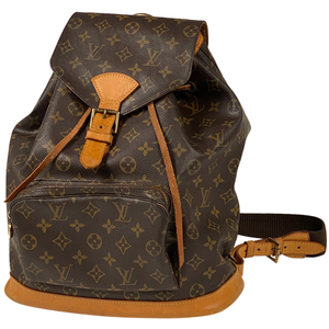 ルイ・ヴィトン Louis Vuitton モンスリ GM バックパック デイパック リュック モノグラム ブラウン M51135 レディース 【中古】