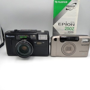 ●K83533:フジカ FUJICA AUTO-7 DATE FUJIFILM 富士フイルム EPION 250Z 2個 おまとめ コンパクトカメラ ジャンク 中古