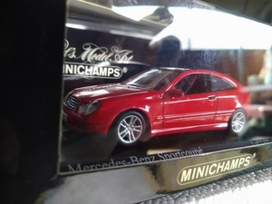 PMA 1/43 Mercedes Benz ベンツ Cクラス スポーツクーペ 2001 (Red)