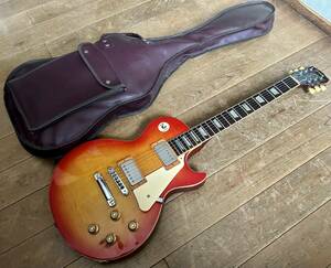 鳴良個体 Greco Super Power EG480 (Cherry Sunburst) /Gibson Les Paul Standard type 1981年製/トラ杢Top GRECO UD P.U搭載/ギグケース付