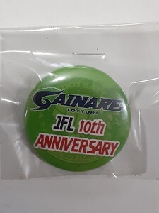 ガイナーレ鳥取　JFL　10th　記念缶バッジ