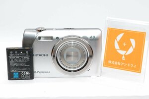 同梱歓迎【良品/動作品】HITACHI日立 12.0MEGAPIXELS 4×OPTICAL (バッテリー付）#5408