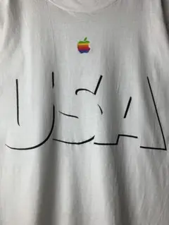 90s USA製ヴィンテージ　Apple アップル企業ロゴTシャツ