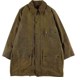 古着 70~80年代 Barbour SOLWAY ZIPPER 1ワラント ワックスコットン オイルドジャケット 英国製 40 メンズM相当 ヴィンテージ /eaa505187