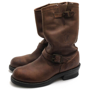 CHIPPEWA チペワ エンジニアブーツ 27864 11inch Tan Crazy Horse Engineer Boots クレイジーホース オイルドヌバック 馬革 オイルレジス