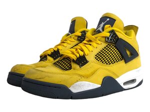 NIKE (ナイキ) AIR JORDAN 4 RETRO エアジョーダン レトロ スニーカー CT8527-700 US9 27cm イエロー メンズ/004