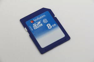 8GB SDHCカード　Vebatim class10