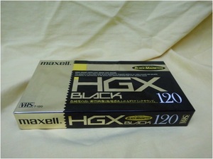 maxell HGX BLACK 120 未開封新品