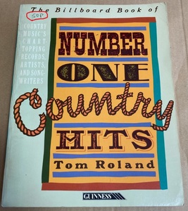 洋書★TOM ROLAND 「NUMBER ONE COUNTRY HITS」　BILLBOARD（ビルボード）