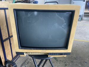 【動作未確認】1987年式　TOSHIBA 東芝 ブラウン管カラーテレビ　15J-R45　昭和レトロ　テレビ　コレクション　A-5