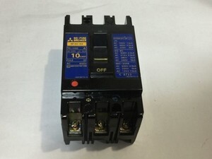 三菱　ノーヒューズブレーカー　NF30-SS AC600V 3P 10A ねじが３本なし　FA522A-3