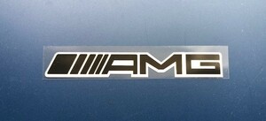 数量限定セール品　 ///AMG 黒黒系ロゴ　ステッカー