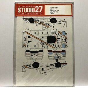 STUDIO/スタジオ27 1/24 ポルシェ936 Jules 11/12 LM 1981 ST-DC332 ※一度開封 デカール PM06